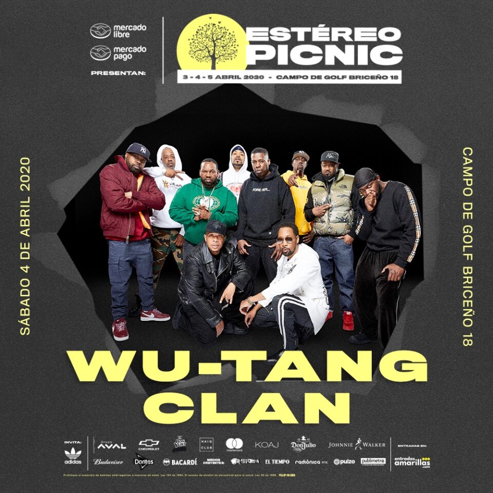 WuTang Clan, artista sorpresa del Estéreo Picnic 2020 Colectivo Sonoro